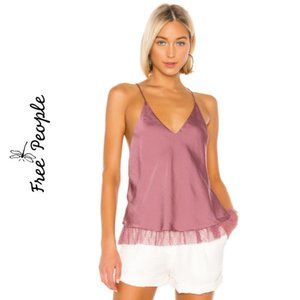 NWT Free Peopls One I Love Cami in Pink, Size Small